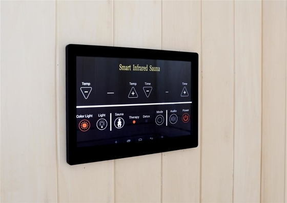 Büyük Boy CE Buharlı Kuru Sauna Kombinasyon Evi Aile 4 Kişilik Sedir Sauna