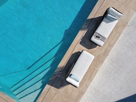 Veranda Eğlence Açık Şezlong Daybed Sözleşme Kalitesi Baech Bahçe Şezlong Sandalye