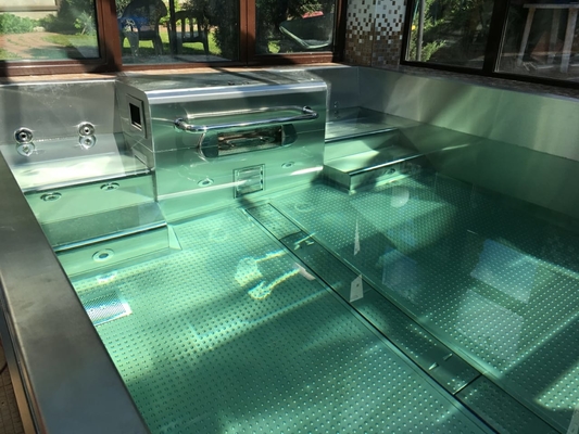 Güzel Hidromasaj Bahçe Metal Çerçeve modüler yeraltı havuzu Swim Spa Lüks 12x24 Yeraltı Havuzu