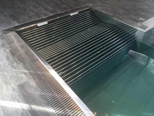 Güzel Hidromasaj Bahçe Metal Çerçeve modüler yeraltı havuzu Swim Spa Lüks 12x24 Yeraltı Havuzu