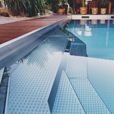 Kapalı Otel Villa için Lüks Paslanmaz Çelik Yapı Havuz Çelik Panel Astarı