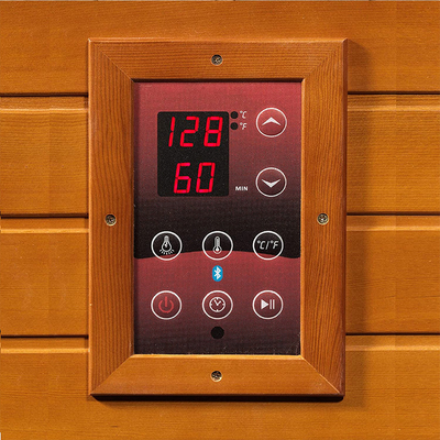 Açık Eşsiz 4 Kişilik Kapalı Kızılötesi Sauna Odası Kilo Verme Fitness Yoga Sauna Odası