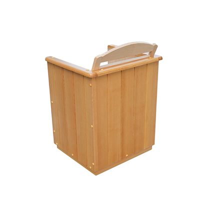 Kızılötesi Yarım Vücut Geleneksel Sauna Tek Kişilik Taşınabilir Kabin Ev İçin 0.9kw