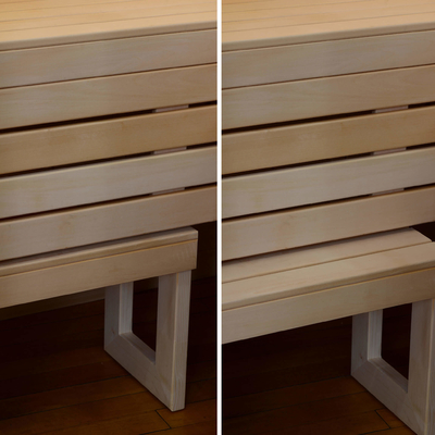 2 Kişilik Ahşap Kapalı Sauna Katı Nordic Ladin Buhar 6kw