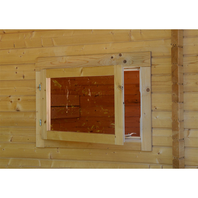 Açık İskandinav Ladin Ahşap 6 Kişilik Uzak Kızılötesi Sauna Kabin Geleneksel